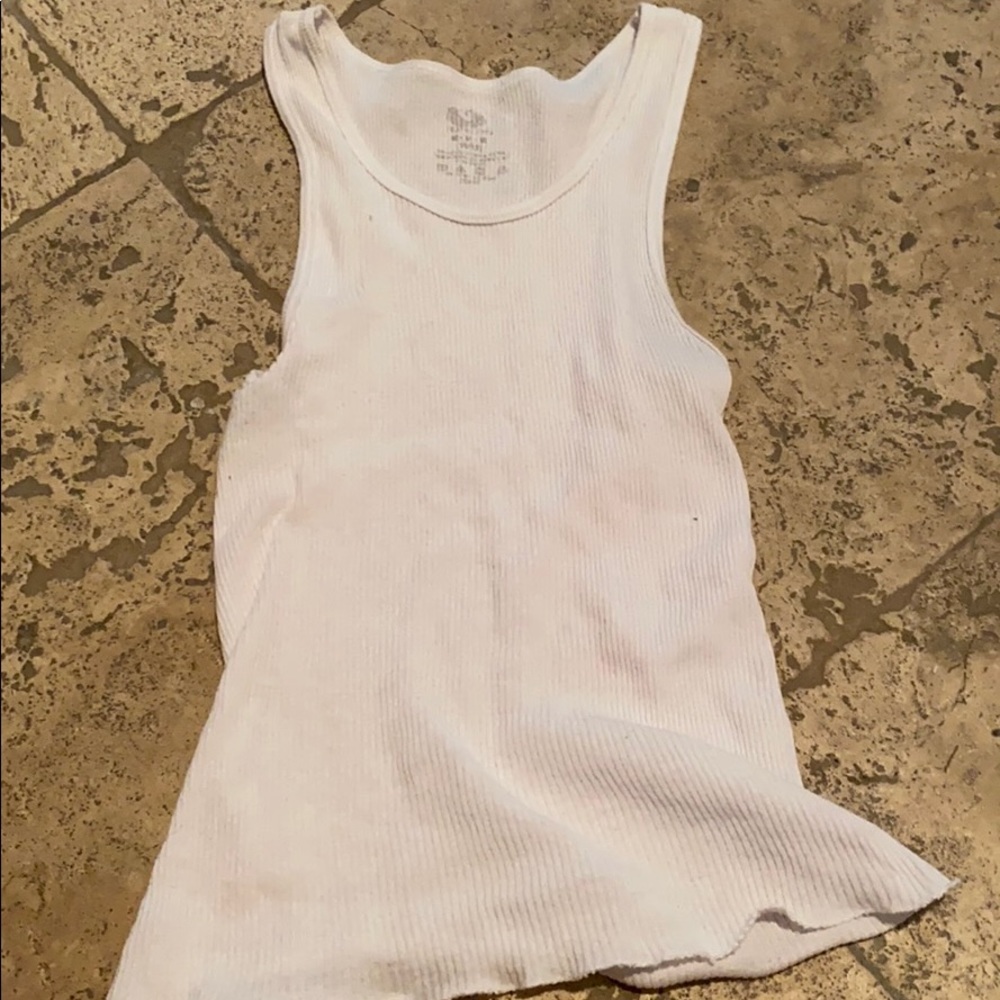 White tank top